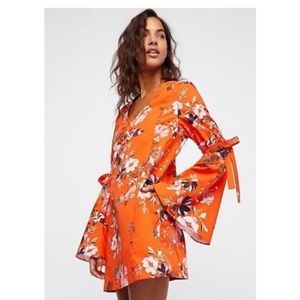 Free People Lover of Mine bell sleeve dress